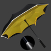 Manual Open and Auto Close Straight Reverse Umbrella with LED Handle TYS-R023