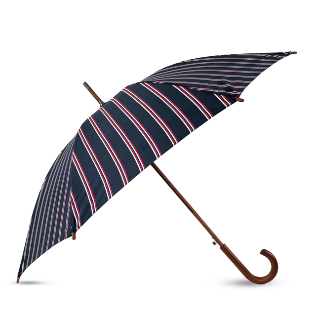 Auto Open and Manual Close Windproof Stick Wood Umbrella TYS-S031