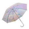 Manual Open And Manual Close Straight Iridescent POE Umbrella TYS-S027